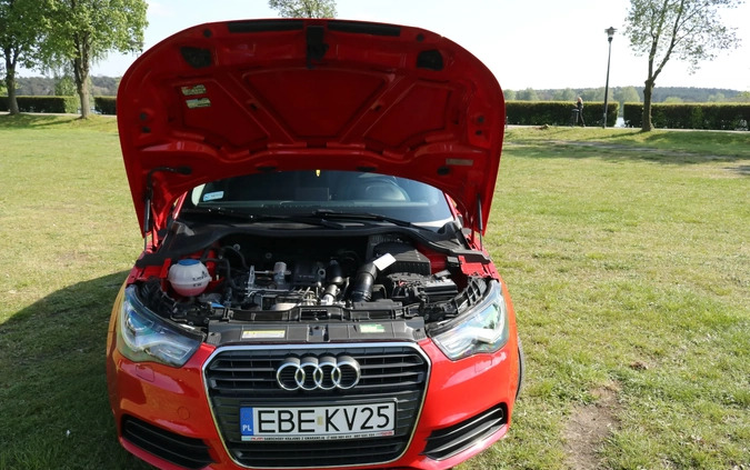 Audi A1 cena 41900 przebieg: 63677, rok produkcji 2012 z Głowno małe 667